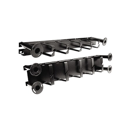 Chatsworth Products Cpi 19"W HORIZ. WIRE MGMT PANEL, FOR VERT CABLING SECTIONS VCS, 2 RMU, CLEAR 13075-519